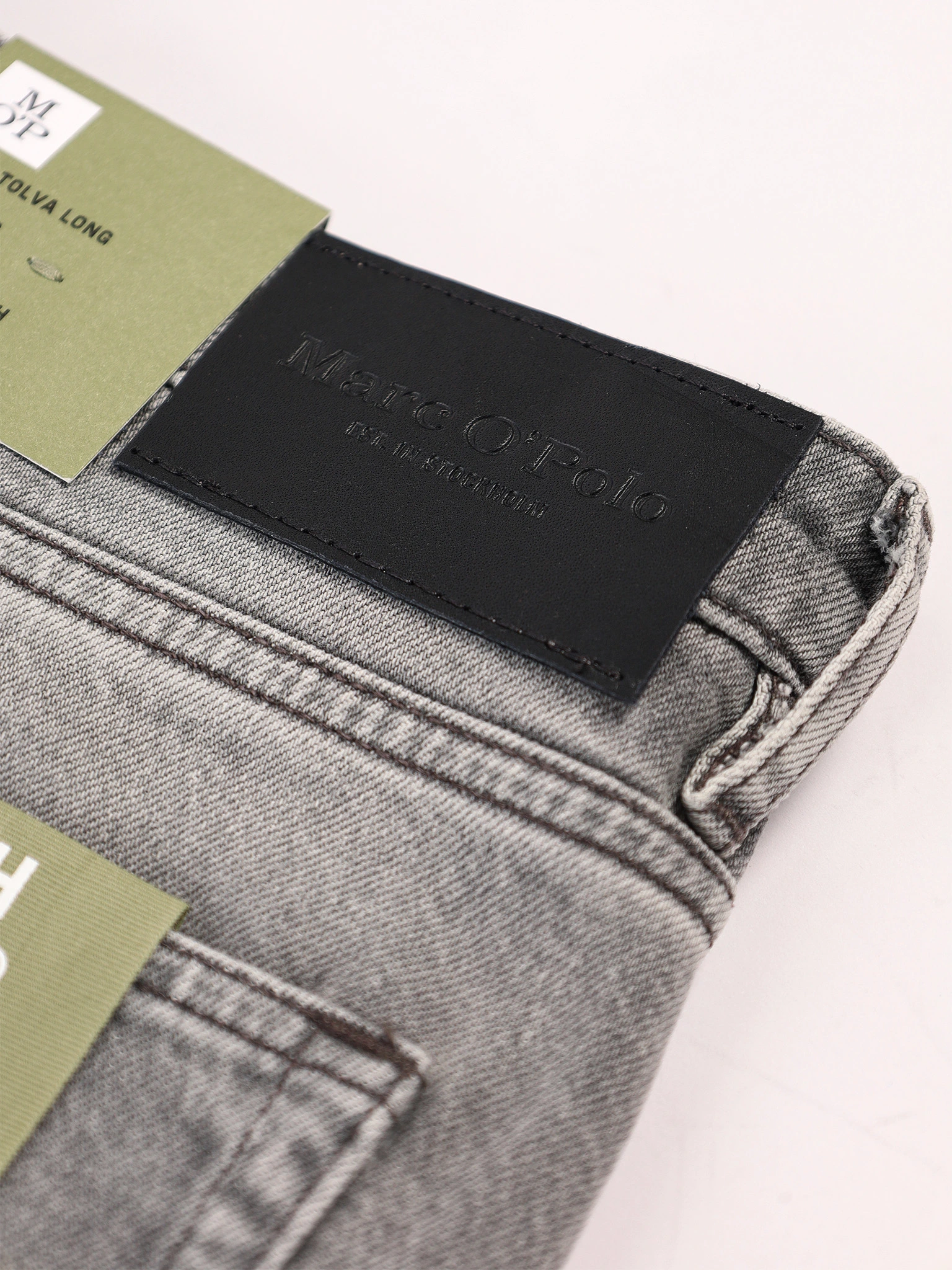 Джинсы серого цвета из смесового хлопка